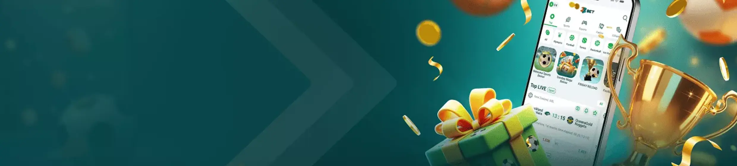 22Bet Willkommensbonus