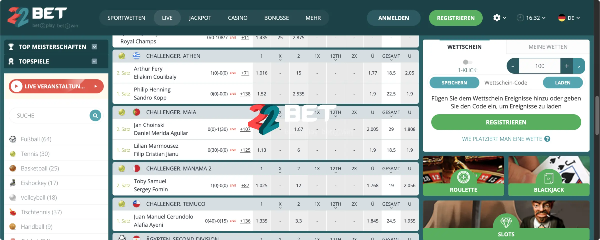 22Bet Casino